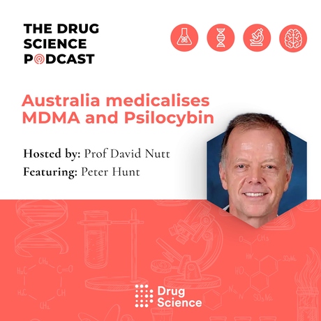 Episode Image for 83. Australia medicalises MDMA and psilocybin with Peter Hunt