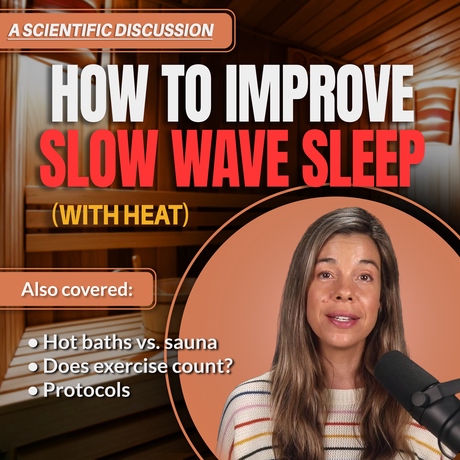 Episode Image for #080 How Heat Therapy Improves Slow Wave Sleep